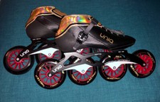 Men's size 9 inline racing/speed skates - UNIQ Q8