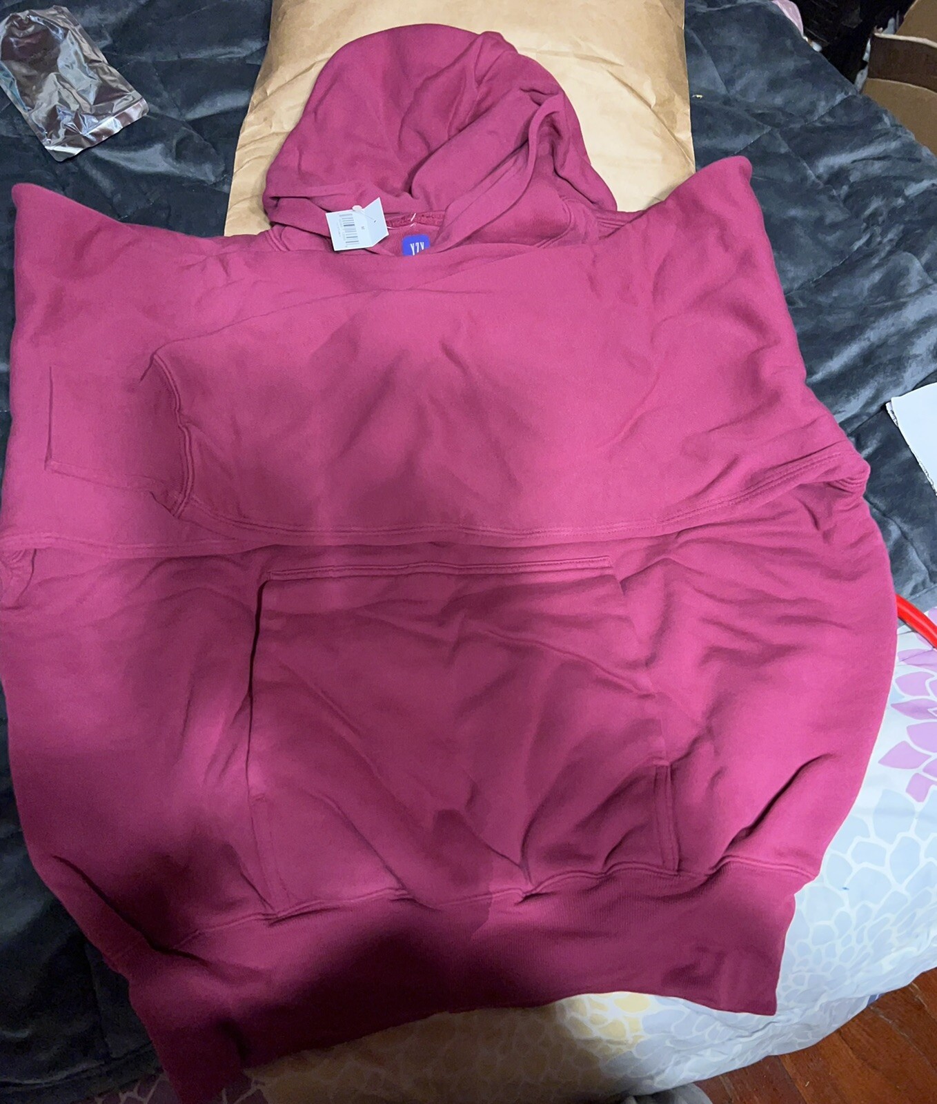 purple yeezy hoodie