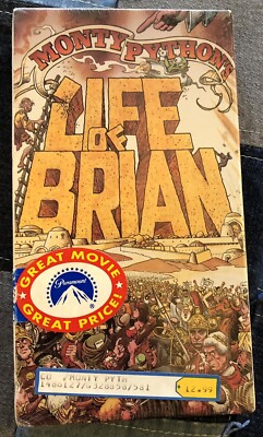 Monty Python's  Life of Brian  VHS 1990 NEW SEALED