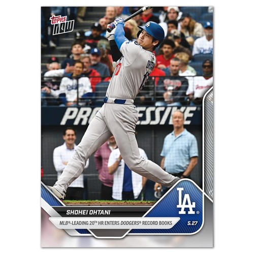 2025 Topps NOW Shohei Ohtani #221 Dodgers – Print Run 5843 - Ships Immediately