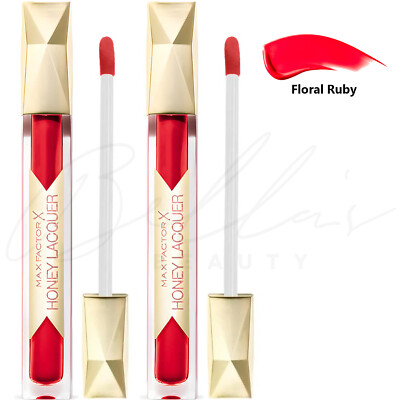 MAX FACTOR Colour Elixir Honey Lacquer Lipgloss 3,8 ml - Floral Ruby *2er Pack*