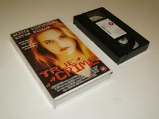 VHS Video ~ True Crime ~ Alicia Silverstone ~ Large Case Ex-Rental