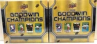 2024 Upper Deck Goodwin Champions 15 Pack Hobby Factory Sealed Box Lot of 2
