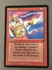 Backdraft X1 Legends LP Cond See Pics Front Back