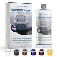 Marine Fiberglass Repair Kit, Gel Coat Repair Kit for Boats Color Match ,