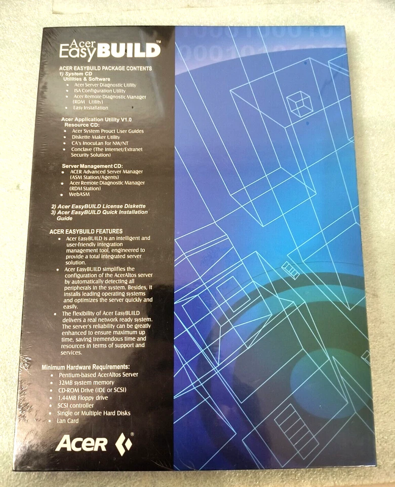 NEW ACER INTELLIGENT SYSTEM BUILDER EASYBUILD V 3.1 LICENSE DISC SERVER RM4-B7 - Image 2 of 4