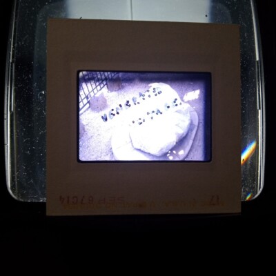 Plymouth Rock Massachusetts Close Up 1967 VTG 35mm Found KODACHROME Slide Photo