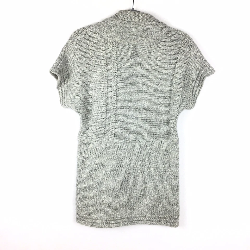 Suéter Kenneth Cole Reaction Talla Extra Pequeña Gris Tejido Capucha Cuello Pullover XS Foto 2 de 4