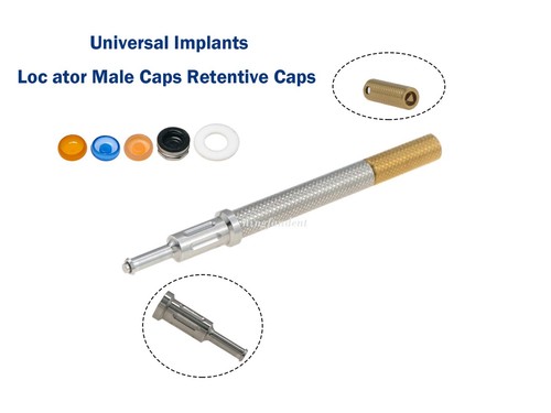 Herramienta de destornillador localizador de tapa de inserción de pilar de sobredentadura dental se adapta a hoseas - Imagen 45 de 115