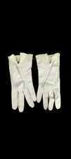 World War 1 Era French Antique Ladies Calf Skin Driving Gloves, Still Attatched 