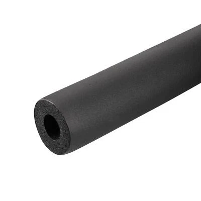 Foam Tubing 3/4"(19mm) ID 45mm OD 2m Long HVAC Pipe Insulation Tube Cover Black