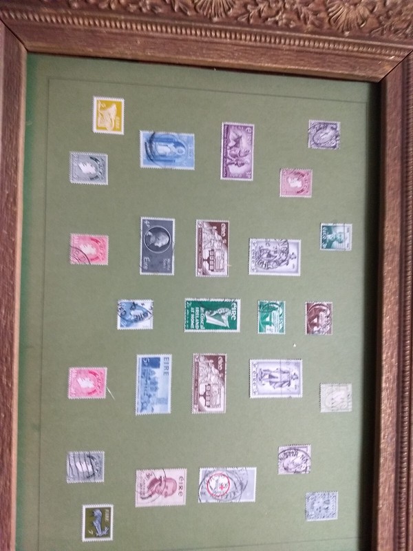 vintage irish postage stamps