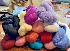 Cascade Bluefaced Leicester Wool (BFL) yarn  - 15 colors