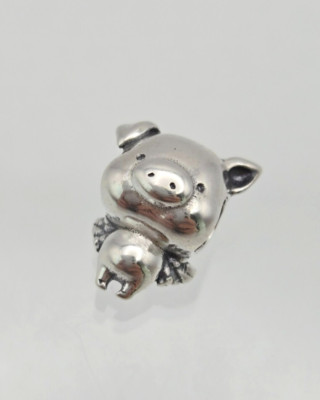 Authentic Pandora Flying Pippo Pig silve Silver Charm