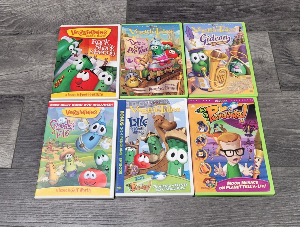 Veggietales/3-2-1 Penguins DVDs (Lot of 6) | eBay