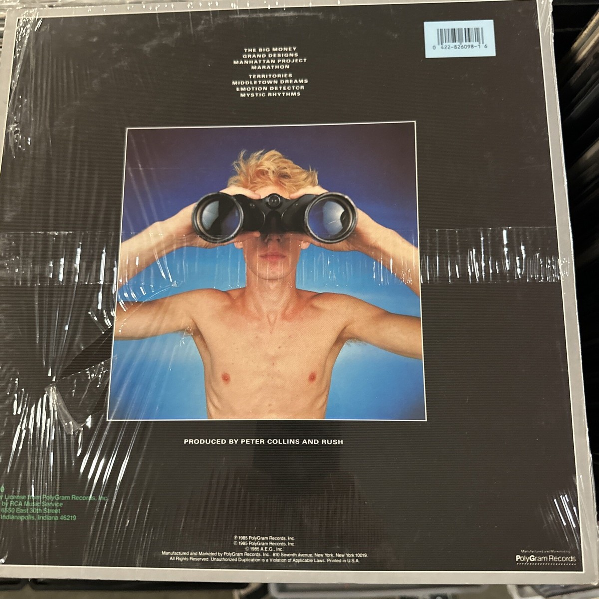 蘭LP Rush Power Windows 8260981 MERCURY /00260 Rush ‎– Power Windows LP 1985 Mercury ‎– 422 826 098-1 M-1
