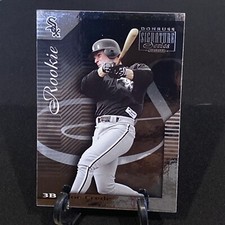 2001 Donruss Signature #241 Joe Crede Rookie White Sox /800