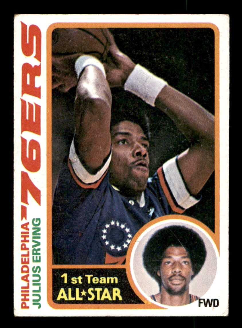1978 Topps Basketball #130 Julius Erving VG/EX