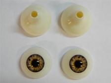 Realistic Human Acrylic Eyes for Halloween PROPS, MASKS, DOLLS Infected Gray
