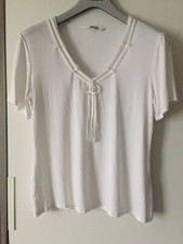 Happit white tank top size 14 uk