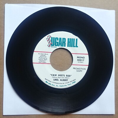 UREL ALBERT C&W Meets R&B DJ PROMO RARE 45 7'' COUNTRY Vinyl Record Records