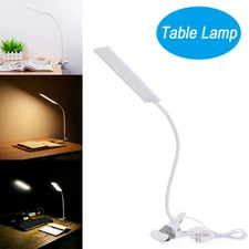 Student Clip-on Desk Lamp Bed Table Book Reading Adjustable USB Table Clip Lamp