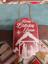 Happy Birthday Jesus Christmas Ornament