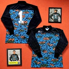 RARE VTG 1992/1993 uhlsport pro Goalkeeper Football Shirt Soccer Jersey 90s (L)