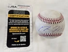 Jose Ramirez Cleveland Indians Signed MLB Game Used Baseball JSA