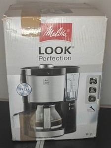 Melitta Look Perfection Filterkaffeemaschine 1,25L schwarz/silber