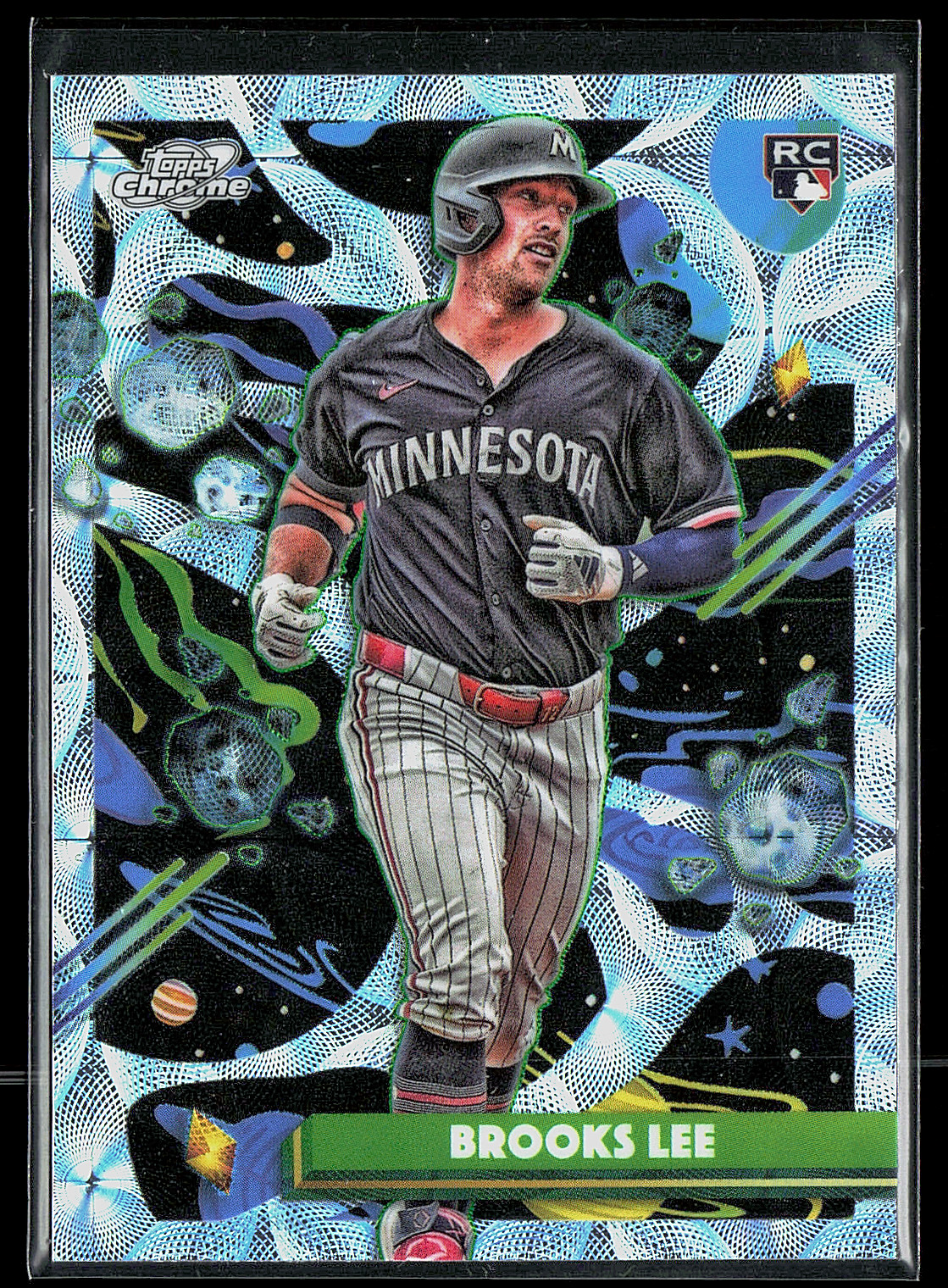 2025 Topps Cosmic Chrome Brooks Lee RC Nucleus Refractor #129