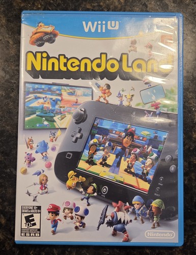 Nintendo Land (Wii U, 2012) w/ Manual Good Condition