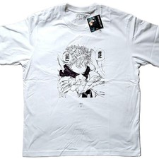 Jujutsu Kaisen Uniqlo UT T-shirt XL Short Sleeve Gojo Satoru Metallic Print