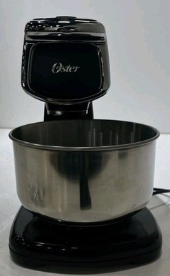 Oster Stand Mixer, 12 Speeds w/ Beaters, Dough Hooks, Stainless Bowl