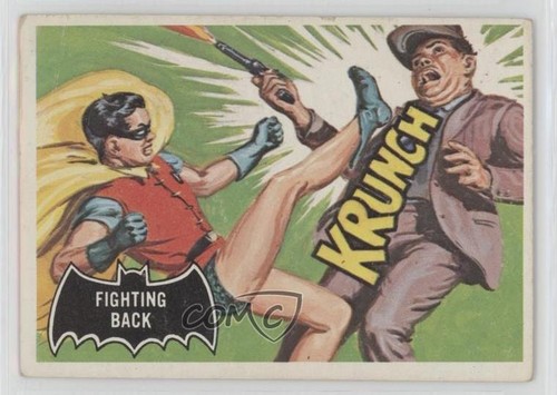 1966 OPC Batman Black Bat #30 Fighting Back — Raw