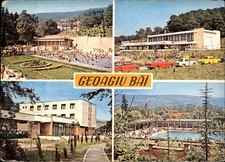 Geoagiu Bai Romania vintage postcard z155