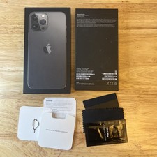 ORIGINAL Apple iPhone 13 Pro Max Black Graphite 256 GB OEM EMPTY BOX ONLY