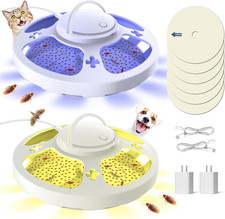 Flea Traps for Home 2 Packs with 6 Sticky Pads and USB Cable