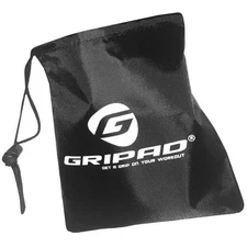 Gripad 7" x 6.5" Nylon Sports Accessories Storage Pouch  - Black