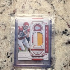 Panini 2025 National Treasures Franchise Treasures Travis Kelce Patch /25 Chiefs