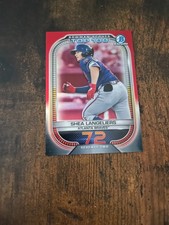 Shea Langeliers - 2021 Topps Bowman Chrome - Top Prospect - Red  BTP-72 - /5