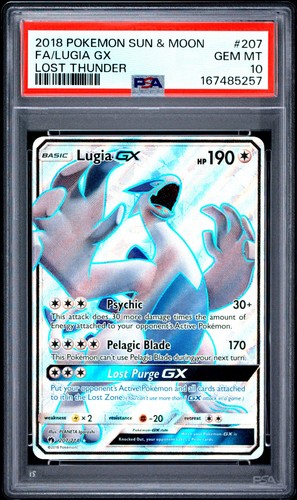 Lugia-GX graded PSA 10 for sale on eBay