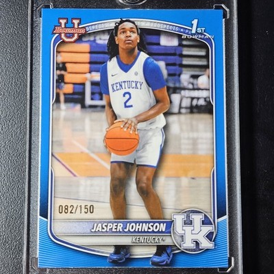 2025-26 Bowman Jasper Johnson /150 Prospects #BNP-6 Kentucky Wildcats