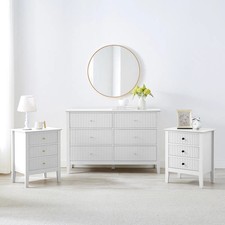This Large Chest of Drawers and Pair of Bedside Tables - Hales White Range