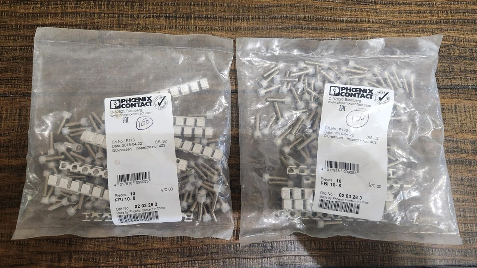 NEW PHOENIX CONTACT FBI 10-8 Fixed Bridge Jumper 10-Position (Ord. No. 0203263) - Image 4 of 4