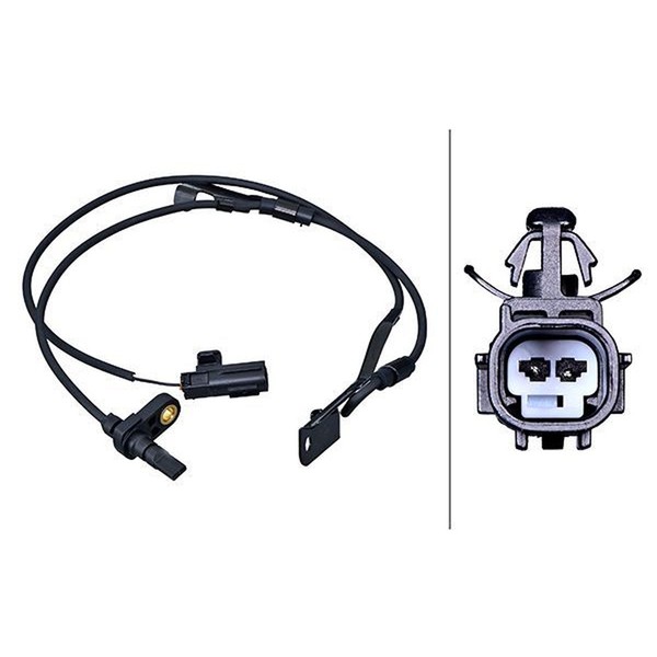 Sensor Raddrehzahl 2-Polig Hall 1.021 Mm Kabel Hella FüR U.A. Toyota Corolla-image