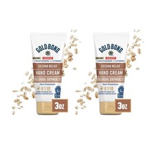 Gold Bond Eczema Relief Colloidal Oatmeal 2 Skin Hand Cream 3oz Lot of 2