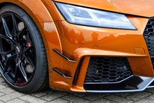 For Audi TT RS 8S pre-facelift 16-18 Front Bumper Side Flaps/ Fins/ Blades