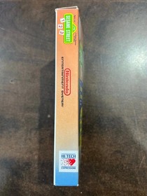 Sesame Street 123 Nintendo NES Complete in Box CIB with Poster - Box Excellent!