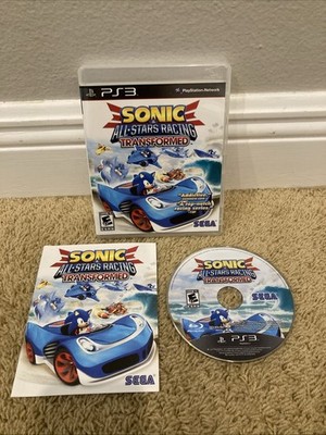PS3 Sonic All-Stars Racing Transformed Sony PlayStation 3 CIB- Tested!
